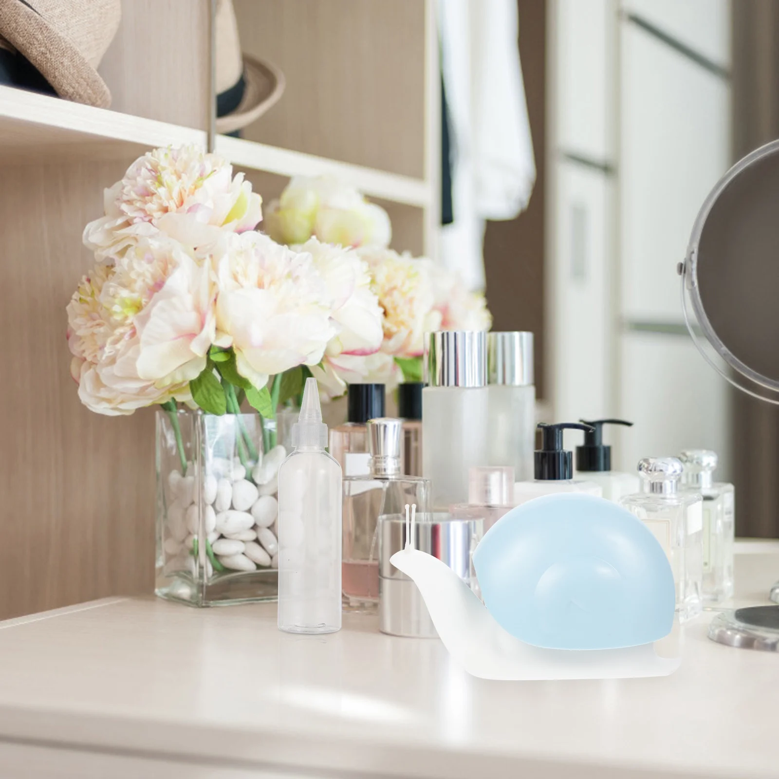 Snail Liquid Soap Dispenser Bottle For Hand Lotion Face Wash Body Wash Kitchen Bathroom Storage Box