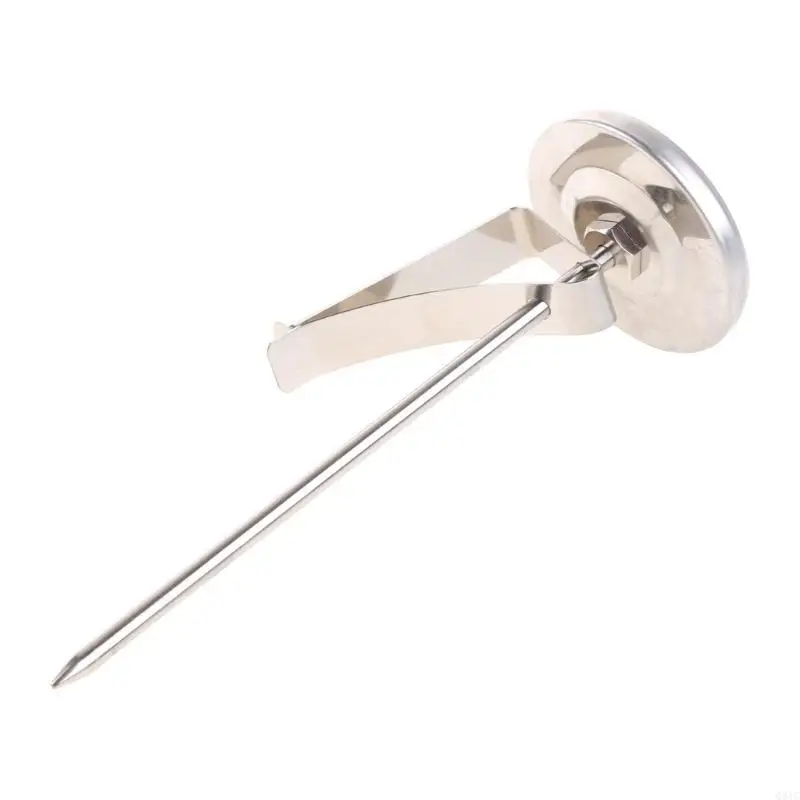 Q81C ميزان الحرارة الفولاذ المقاوم للصدأ فرن الطبخ شواء الحليب الغذاء اللحوم التحقيق قياس 100 درجة مئوية