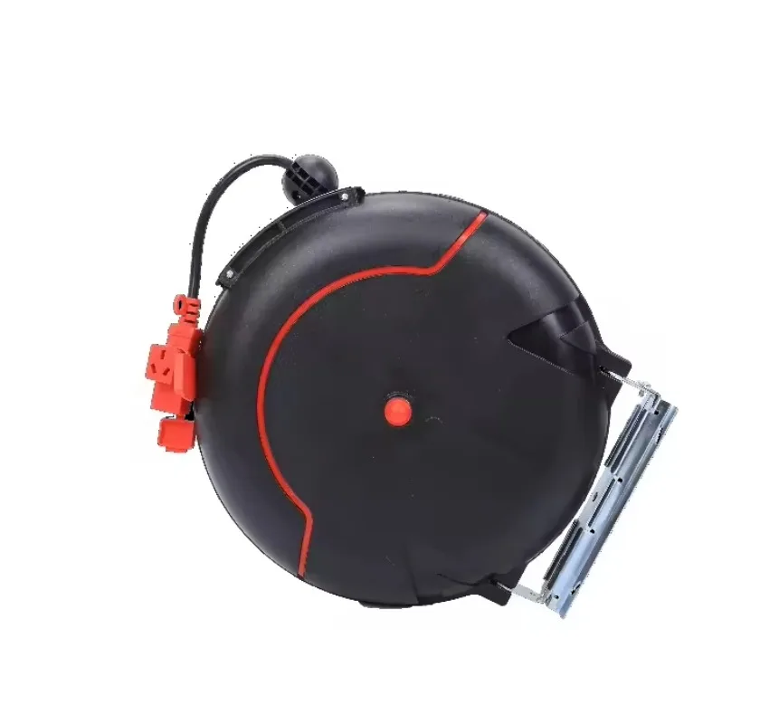 Non Rust Outdoor Automatic Retractable Wall Mounted Air Hose Reel for Garden Water High Pressure Cleaning