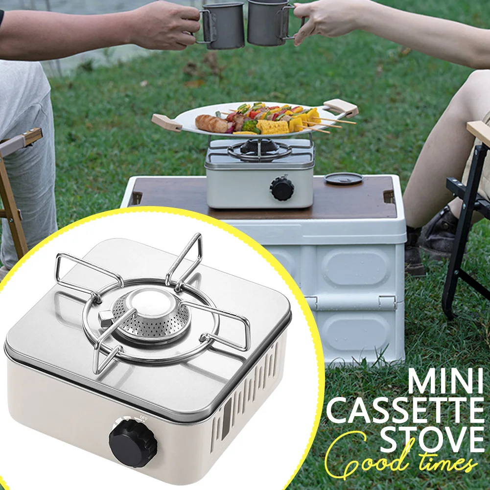 Mini Camping Cassette Stove Multifunctional Outdoor Cooker Camping Supplies