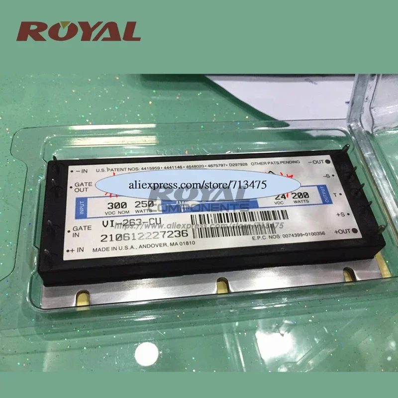 

VI-263-CU VI-263-IU ПРЕОБРАЗОВАТЕЛЬ DC-DC 24 В 200 Вт VI 263 CU МОДУЛЬ IGBT VI263CU V1-263-CU