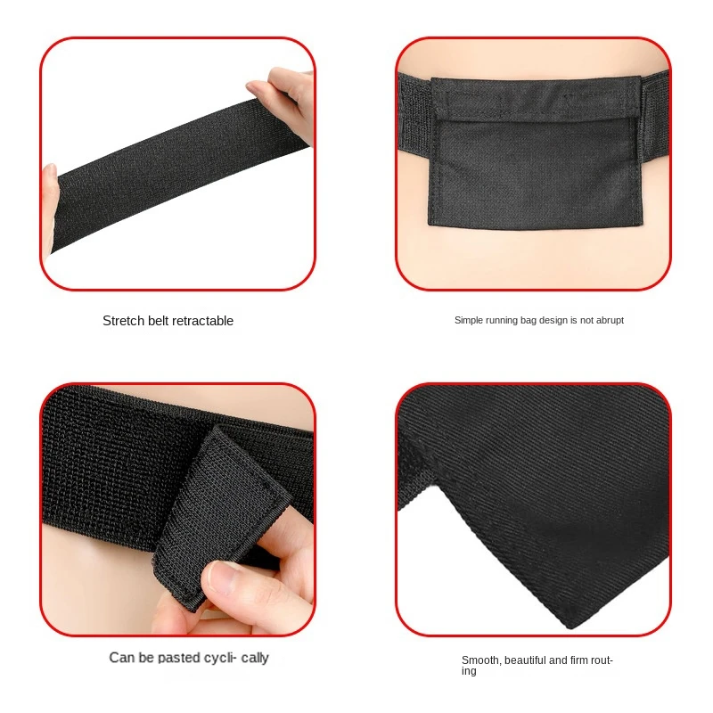 ¡Promoción! Correa de diálisis peritoneal, soporte de catéter PD con bolsa de malla para alimentación de tubo, fijación de conjunto de transferencia de tubos