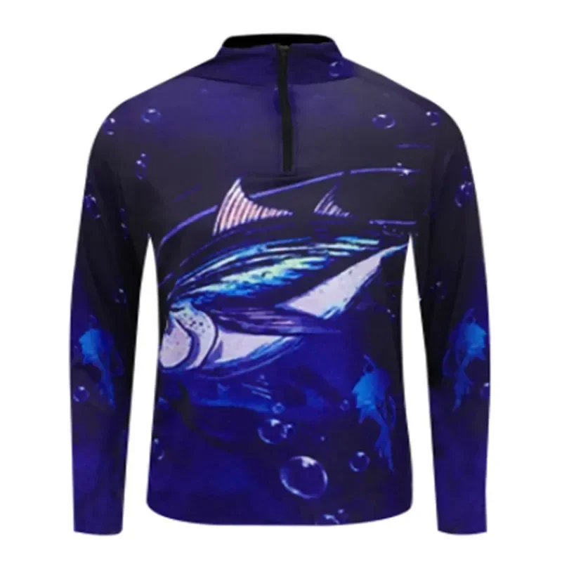 Anti-UV Fishing Clothing 2025 Design Men's Fishing Jerseys Quick Drying Sun Protection Fishing Shirts