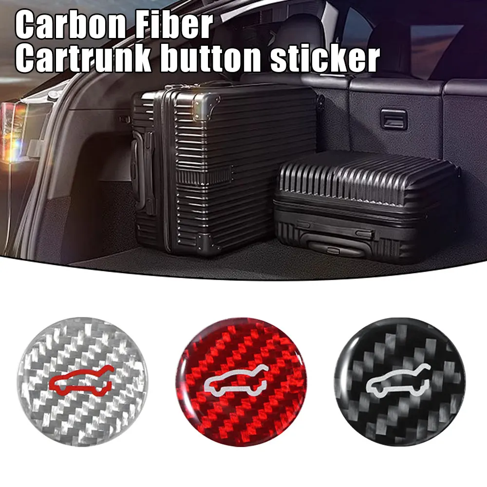 

Car Interior Switch Self-Adhesive Sticker Rear Trunk Console Button Decoration Cover Auto Accessories for Tesla Model 3 Model Y