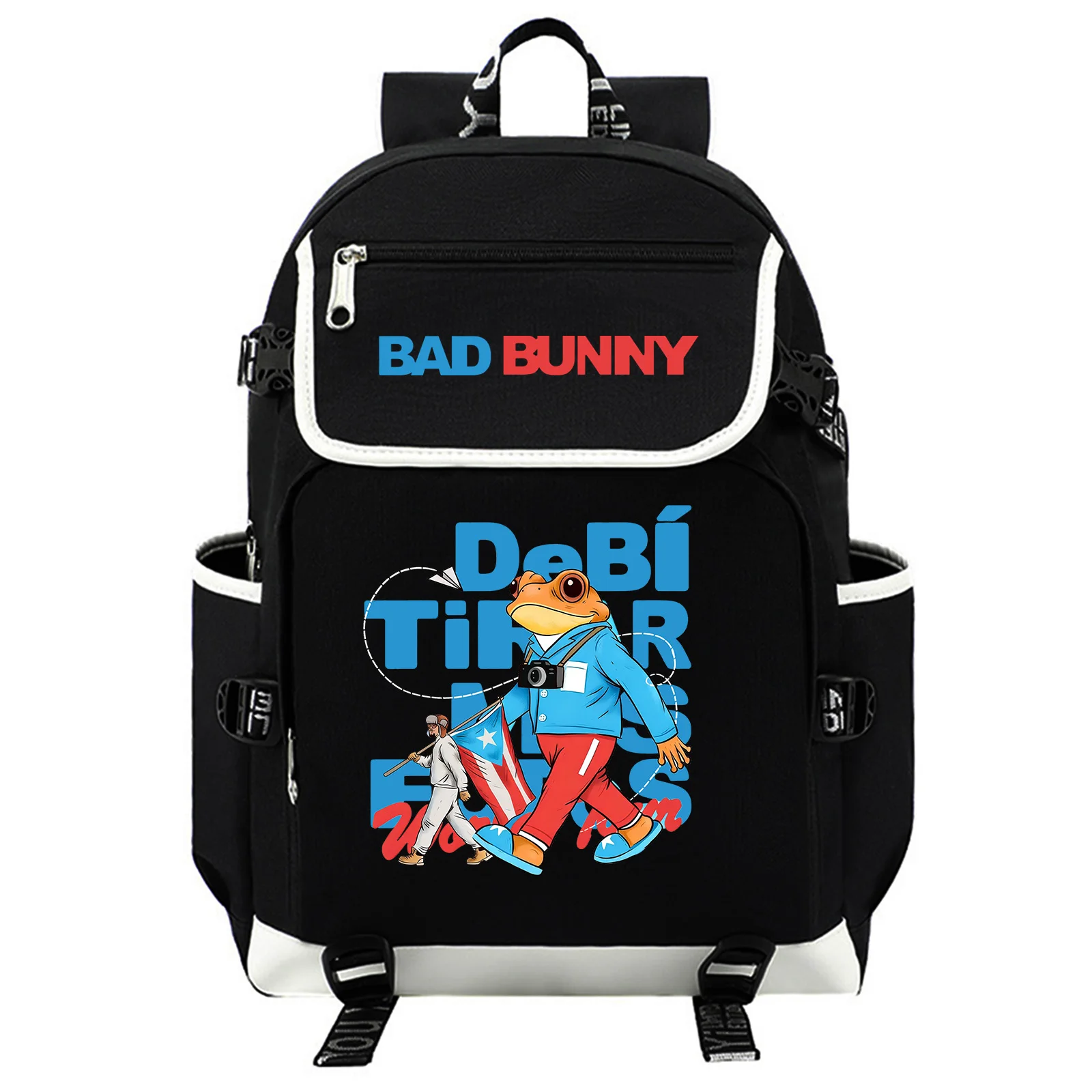 

Рюкзак Bad Bunny DTM Tour 2026 для девочек и мальчиков, студенческий, подростковый, повседневный, школьный, дорожный, Mochila