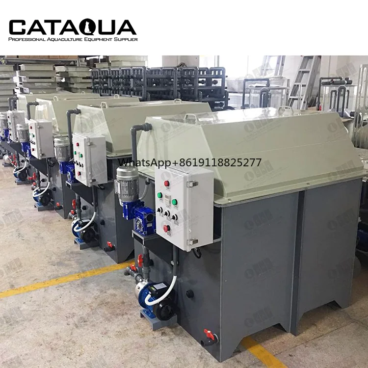 CATAQUA Aquaculture Fish Farm Equipment Drum Filter Pond Koi Drum Filter For Fish Farming