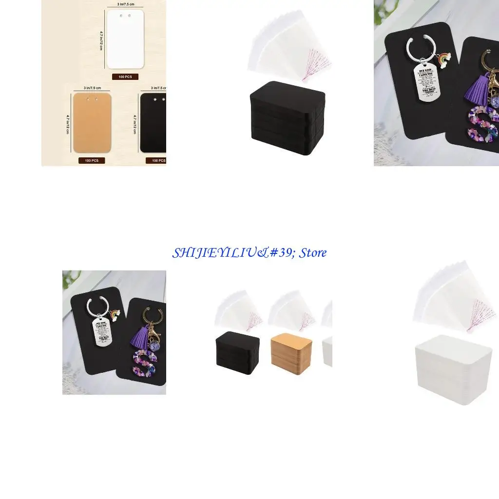 

E21F Self-Mealing Bags Cardboard для Keyring Jewelry Display упаковка