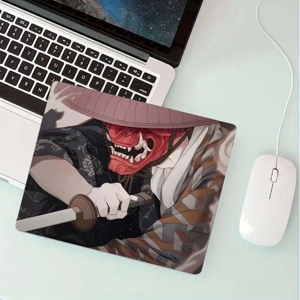 

Ghost warrior Mask anime small mouse pad rubber anti-slip Desk Mat gaming mats pc accessories laptop office pads water-washable