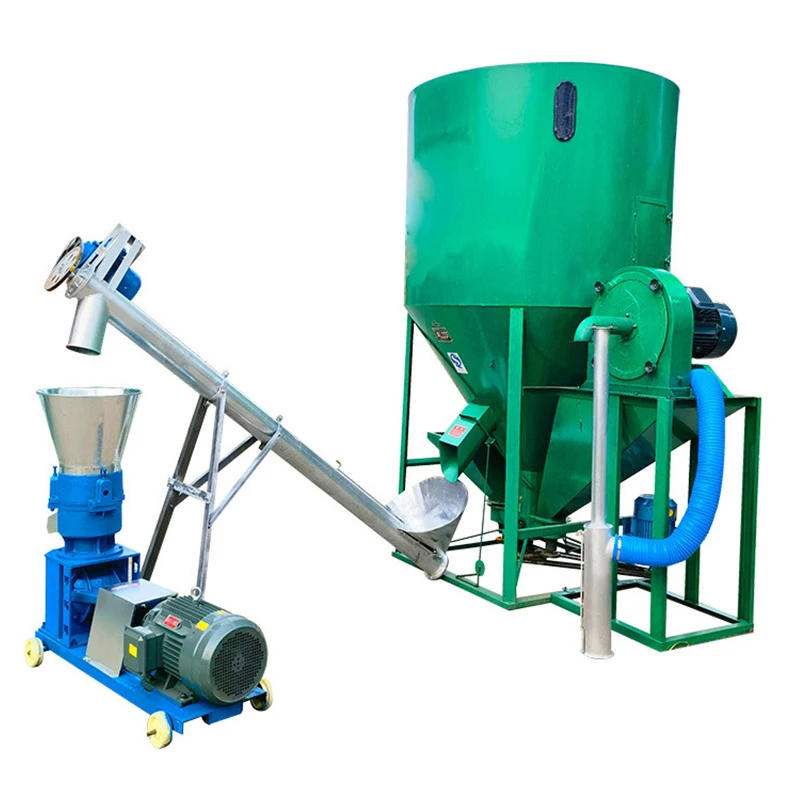 مزرعة الماشية تغذية الدواجن خط إنتاج الحبيبات آلات تغذية آلة آلة قطع القشر للحيوانات #4