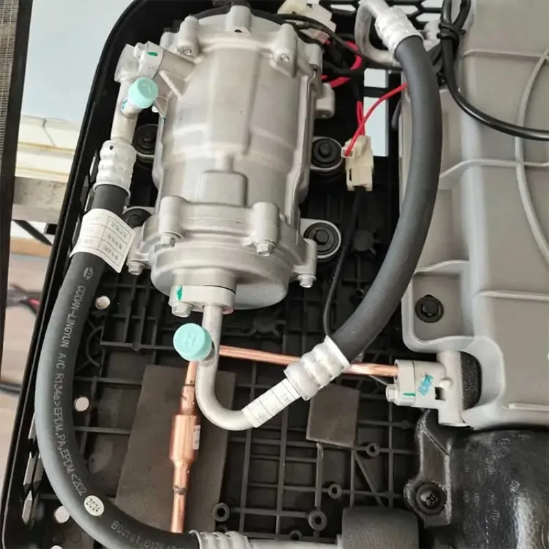 أنظمة تكييف الهواء للتحكم عن بعد بمروحة كبيرة على السطح، مكيف هواء 12 فولت لشاحنة السيارة #5