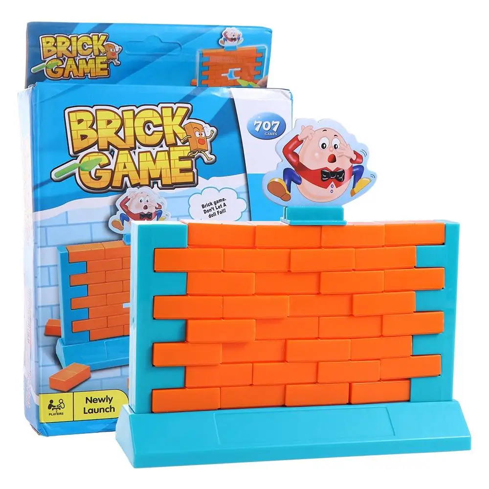 Demolish Wall Push Wall Board Game Plastic Educational Children Push Brick Logical Two Players Interactive Battle Toys