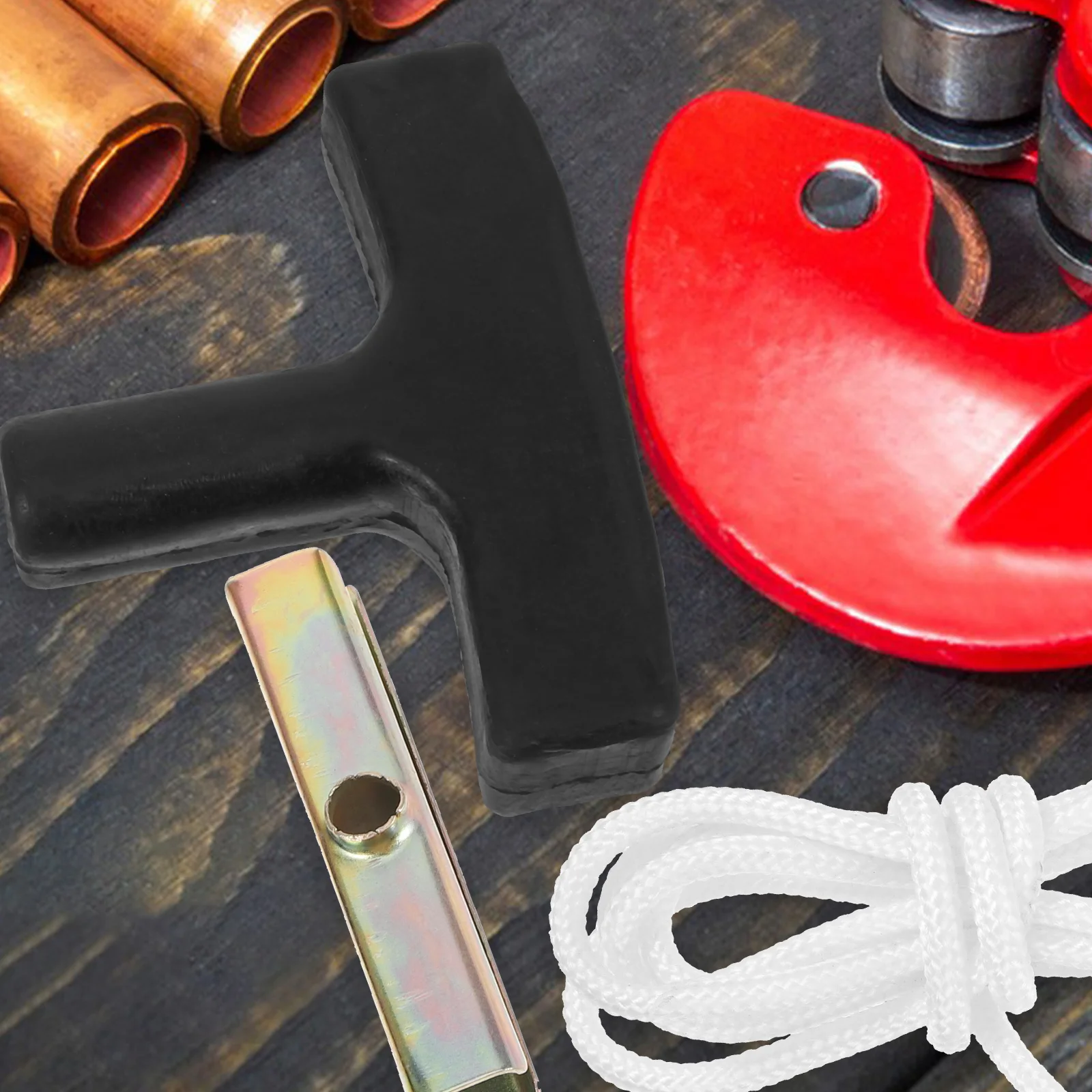 

1Set Chainsaw Cord Handle Universal Durable Pull Starter Handle Comfortable Grip Chainsaw Accessory Replacement Parts