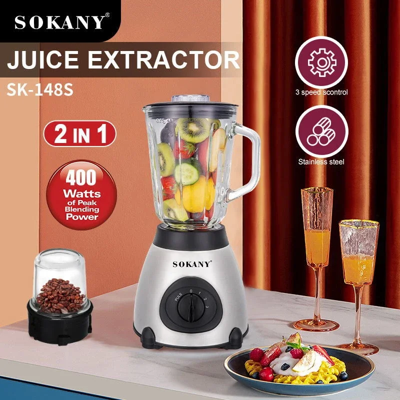 Wysokowydajna Blender do Smoothie, mocny Blender 18000 obr/min, mikser do kruszenia lodu do Smoothie/zupy/deseru/orzechów