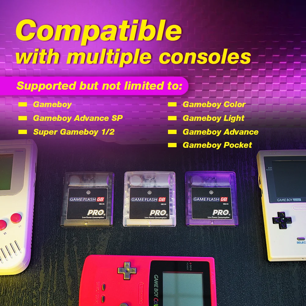 Everdrive GB OS V4 게임 카트리지, GB GBC SP 게임 콘솔용 플래시 카드, 1000 인 1