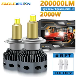 EAGLEVISION  H7 360 1500000LM Led Headlights Bulbs1800W Automotive LED Projector Canbus 12v 24v H7 H11 H1 9005 9006 for Car Lamp