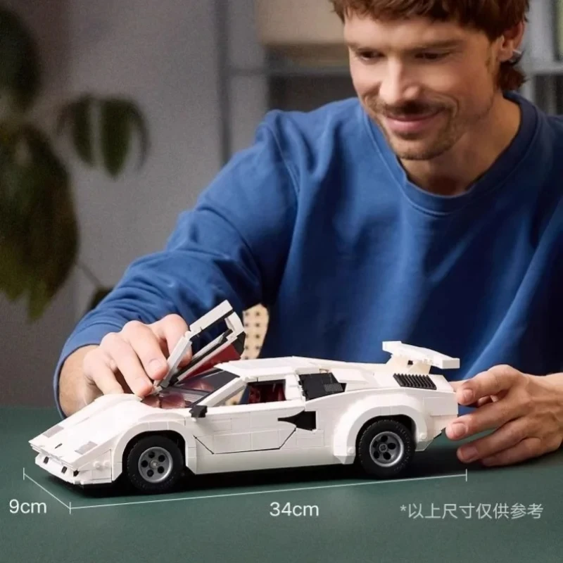 

Spot 1506 штук строительных блоков Countach 5000, супер гоночная модель, классическая коллекция игрушек, рождественские подарки на день рождения для мальчиков