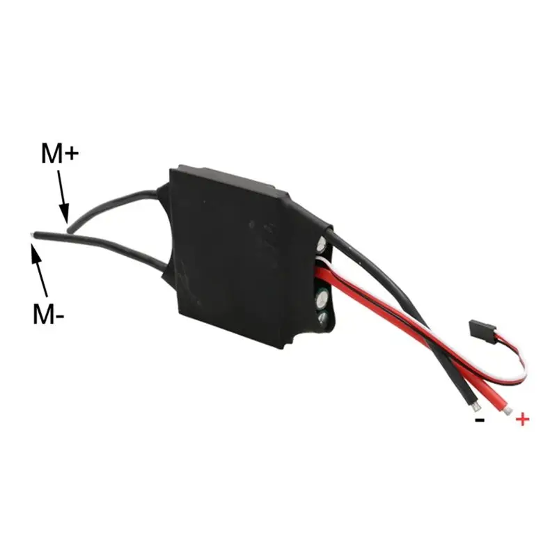 12V-26V 3S-6S 200A 2000W High-Power Two-Way Brushed ESC Speed Controller With LED Lights For RC Trawler 997 Motors