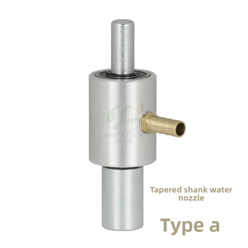 Glass drilling machine water inlet rotary joint bench drill drilling straight handle water nozzle cone handle drill