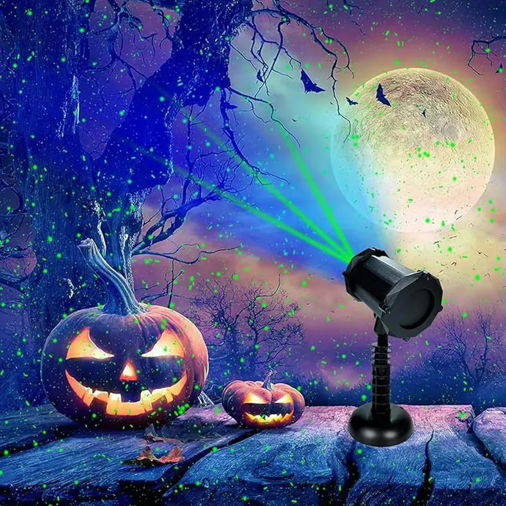 Star Laser Projector Christmas Lights Decorations IP65 Rated Outdoor with 1500 Sq ft Projection Area and 2-8 Hour Timer