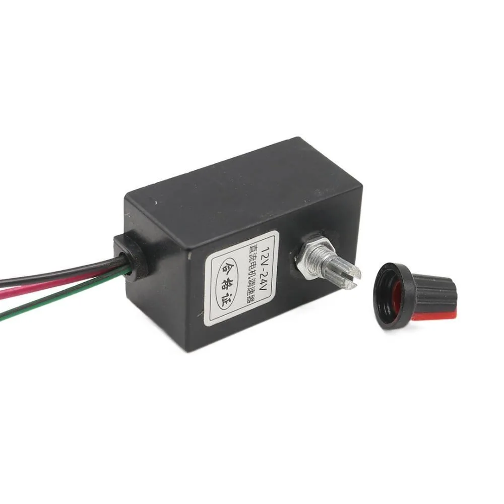 

12V-24V Universal Stepless Speed Control Switch Motor Fan Speed Controller Motor Speed Regulator Dimming Module