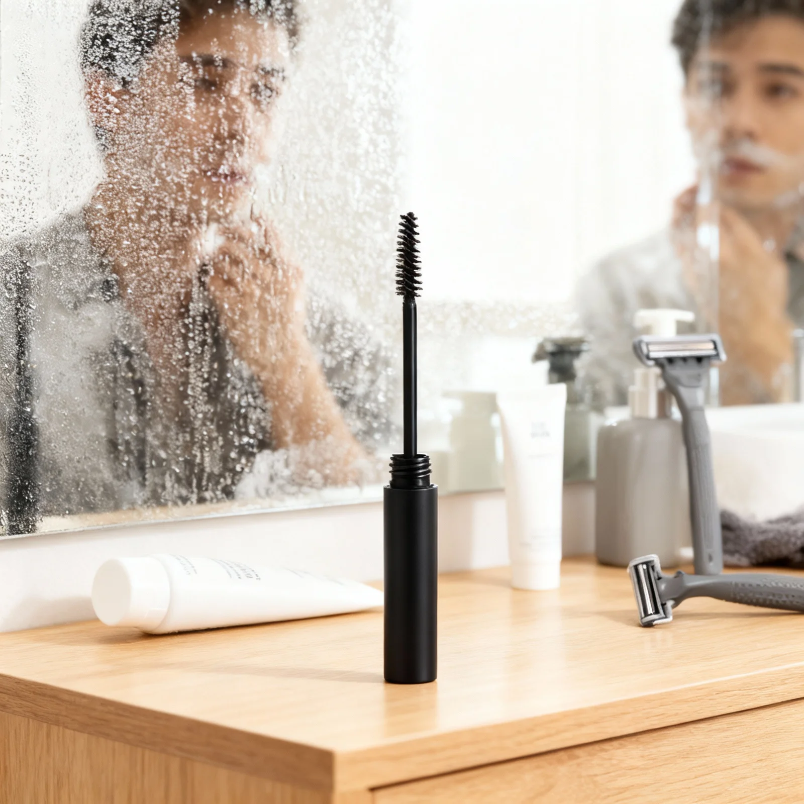 ครีมย้อมหนวดเคราคิ้วชั่วคราวจากธรรมชาติสำหรับผู้ชาย ใช้งานง่าย ผสมสีได้อย่างง่ายดาย ให้สีสดใสติดทนนาน