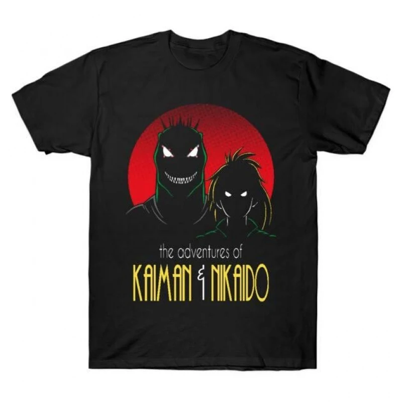 

The adventures of Kaiman & Nikaid Dorohedoro Caiman Gift for Anime lover Dark Heroes Kaiman Graphic Clothes Short sleeve T shirt