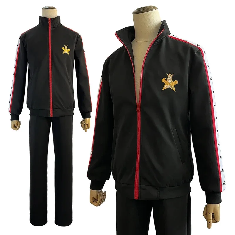 

HOLOUN Free Anime Rin Matsuoka Sosuke Yamazaki Cosplay Costume Samezuka School Uniform Tracksuit Daily Wear Embroidery Christmas