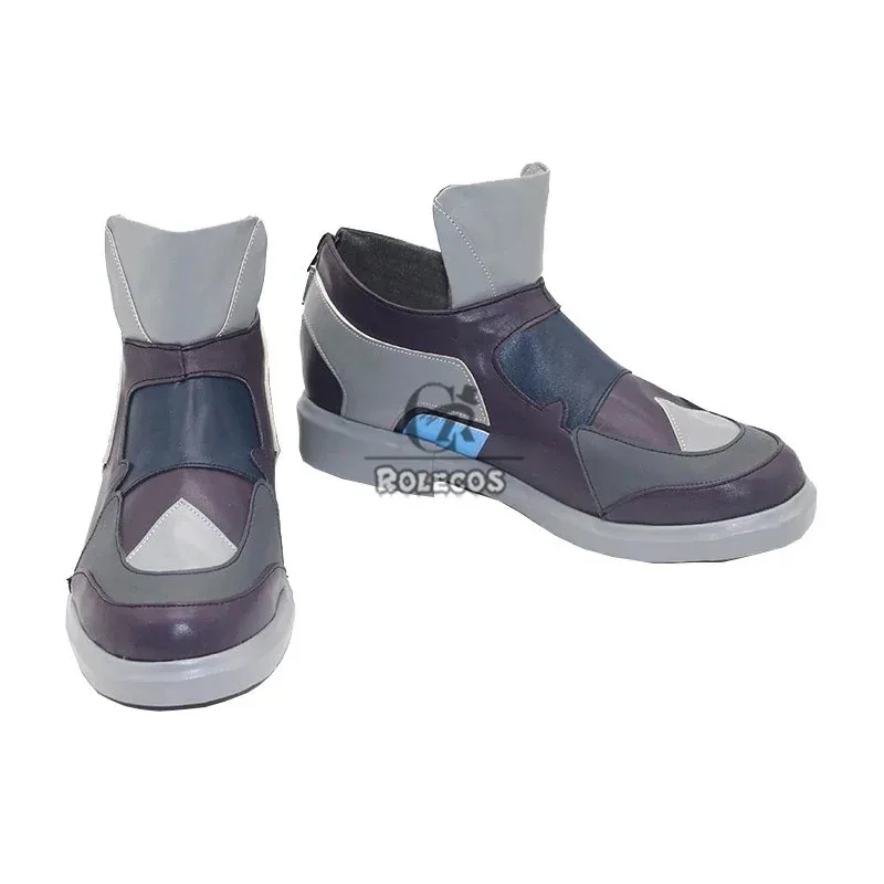 Rolecos Aphelios Cosplay Schuhe Spiel lol Heartsteel Apheli flache Männer Reißverschluss Sportschuhe Party Halloween Weihnachten Party Schuhe