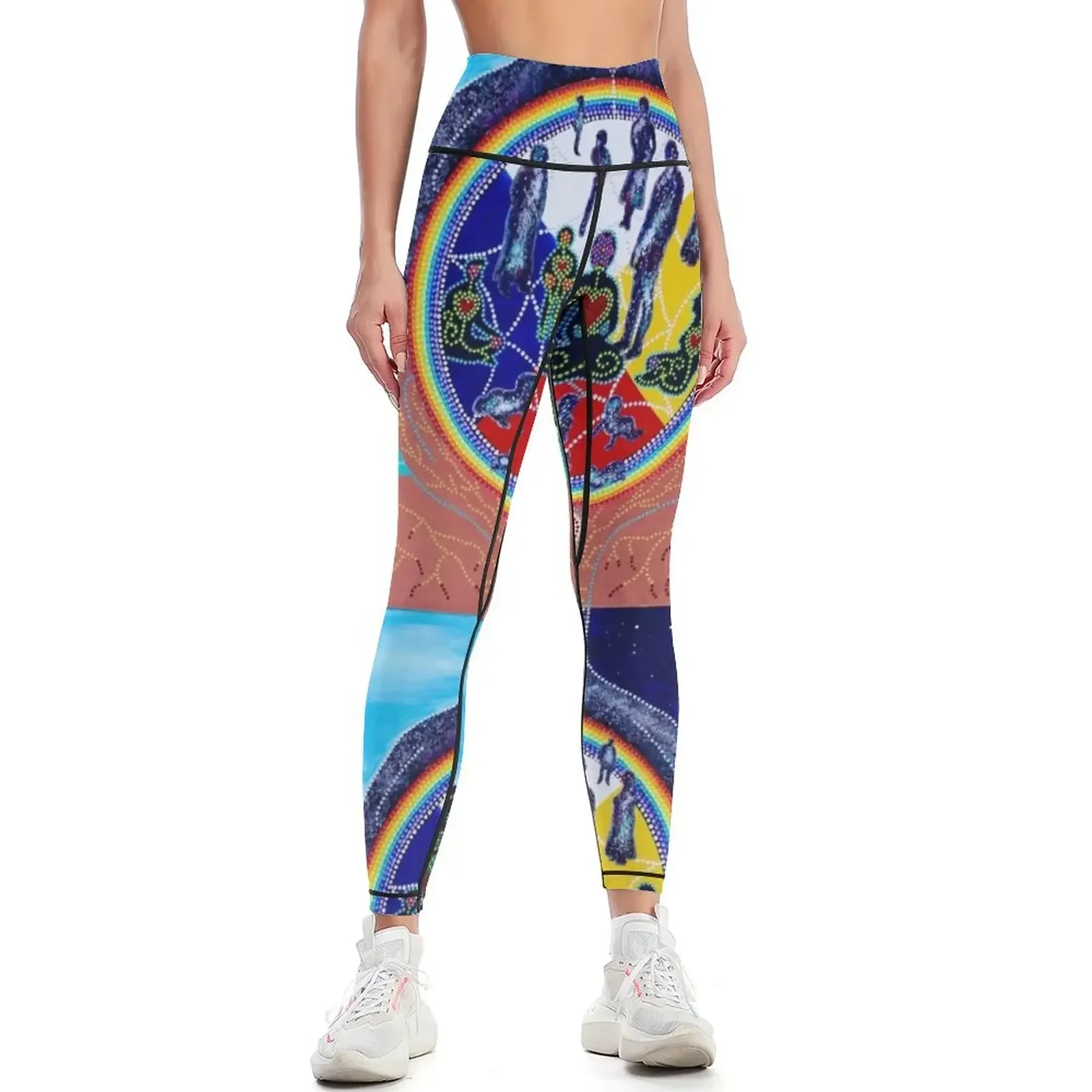 ? ??????????? ~ nanatawihiwêwin ~ سراويل ضيقة شفاءية طقم رياضي للركض للسيدات #1