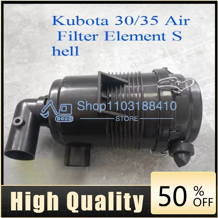 MINI Excavator Parts 30/35 Air Filter Element Shell Assembly Small Micro