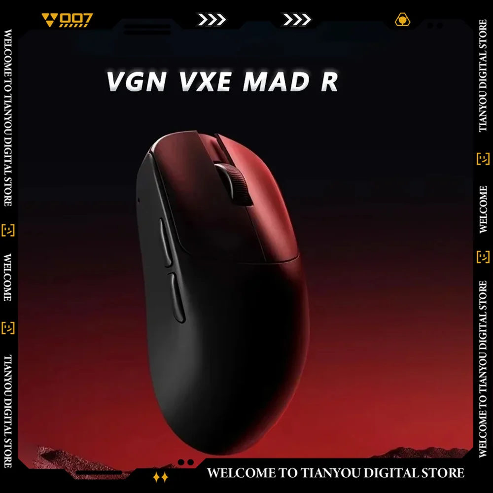 VGN VXE MAD R MAJOR Gaming Mouse  8K  PAW3950 Sensor FPS Wireless Mouse Light Weight Low Latency 36g Customize PC Gamer E-sports