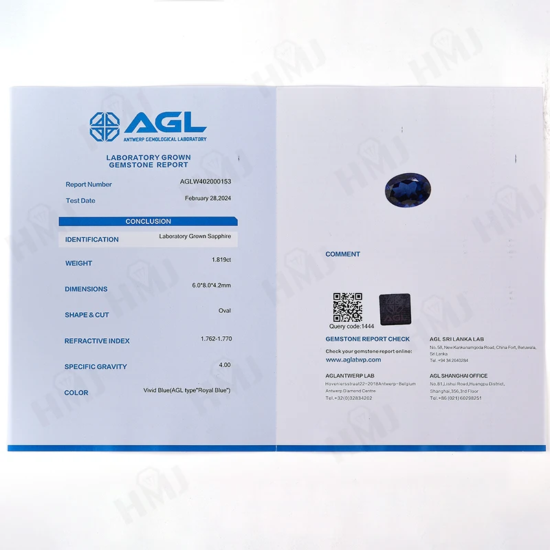 مختبر نمت الياقوت جولة/البيضاوي/الكمثرى/القلب/الأميرة/وسادة ممدودة/الزمرد/وسادة شكل AGL شهادة الخرز للأساور