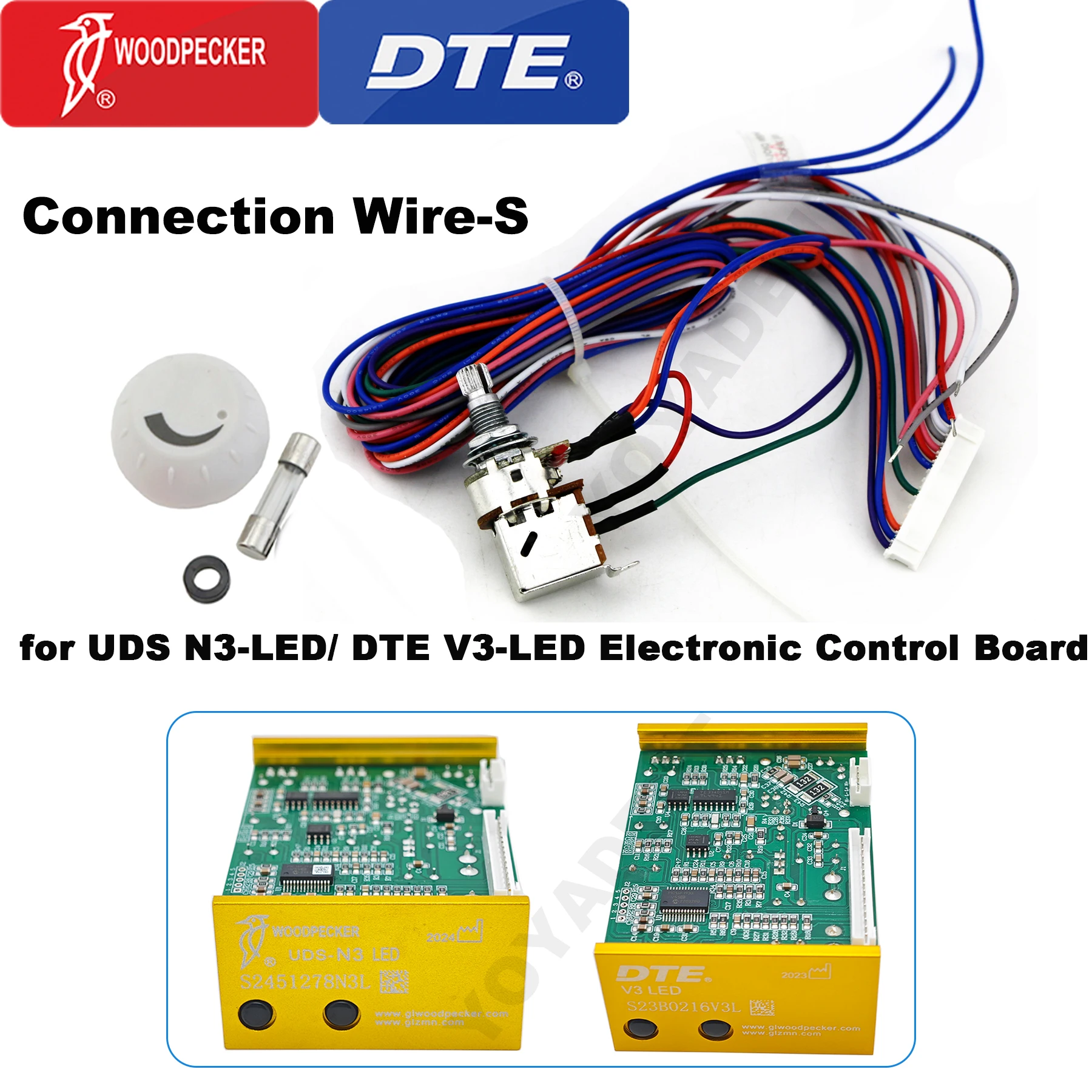 Woodpecker DTE Dental Scaler UDS-N2/N3 V2 V3 LED Build-In Scaler Electronic Control Board Dental Cleaning Whitening Equipment