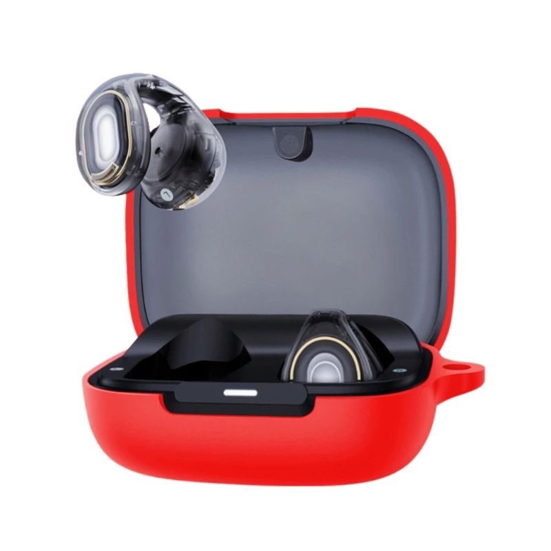 Y6U6 Penutup Pelindung Earphone untuk C40i Tahan Debu Tahan Guncangan Perumahan Kulit Casing Silikon Tahan Debu Dapat Dicuci