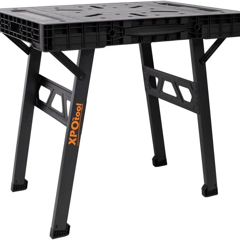 

Black Lightweight Portable Workbench with 1650LBS Capacity, 34x24, Ideal for Garage and Workshop