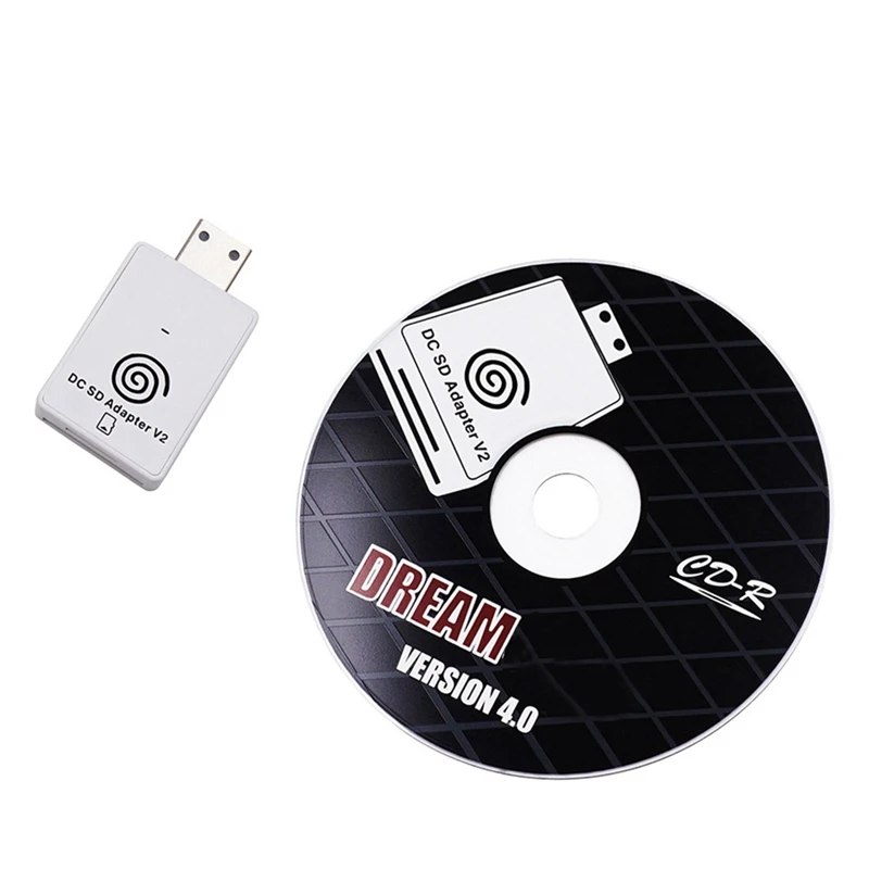 For SD Card Reader For SEGA Dreamcast Dreamshell V4.0 TF Card Game Player Adapter+CD With Dreamshell Boot Loader