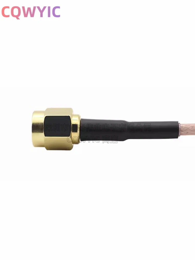 RG316 silver plated connection cable/RF adapter cable SMA-JJ dual male/internal screw internal needle GPS extension cable