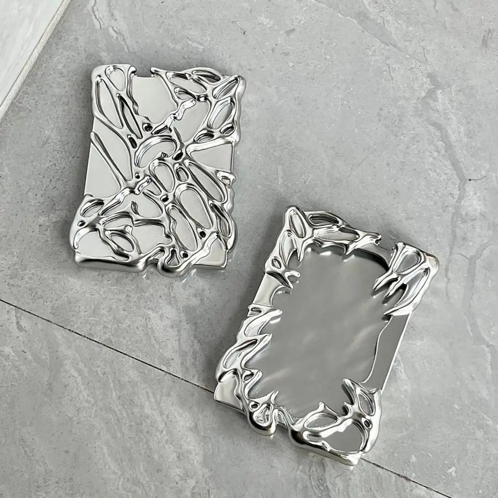 Card Cover Protective Box Vintage Picture Frame Stylish Card Cover Box with Engraved Edges for Girl Table Display for Photos