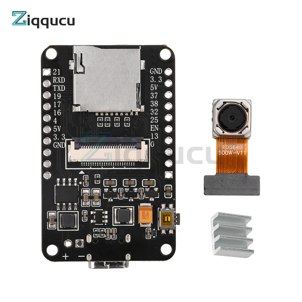 ESP32-CAM Development Board WiFi Bluetooth Module CH340X OV5640 AF-72mm Camera 5MP Development  Module