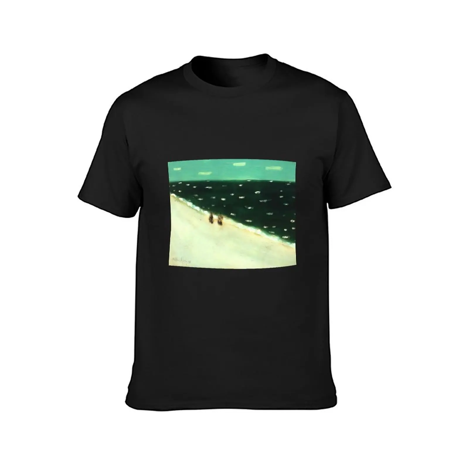 green sea 1958 - Milton Avery T-Shirt oversized boys animal print mens cotton t shirts