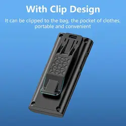 Portable COB Light Bright Wide-angle Illumination Flashlight For Camping,hiking,night Running USB Rechargable Clip Torch