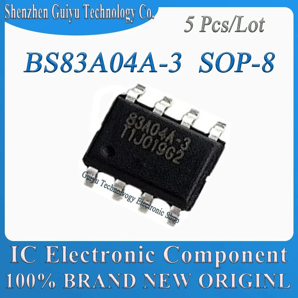 

5 Pcs/Lot BS83A04A-3 BS83A04A BS83A04 BS83A BS83 BS SOP-8 IC Chip