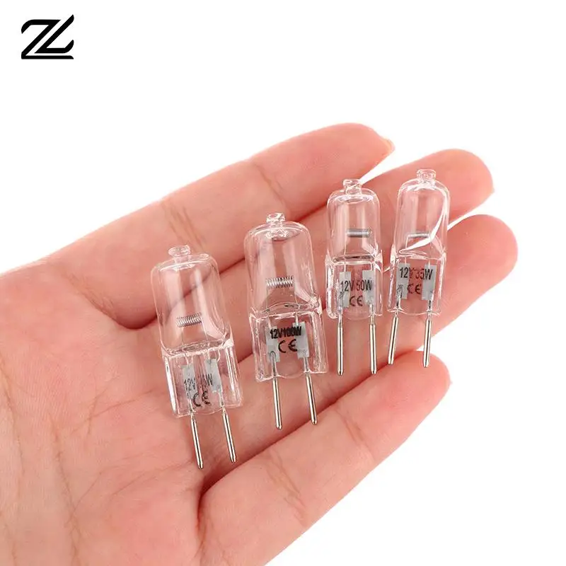 1pcs 12V G6.35 35W 50W 75W 100W Halogen Lamp Beads Suitable For Aromatherapy Lamp Crystal Lamp Projector 2pin Bulb