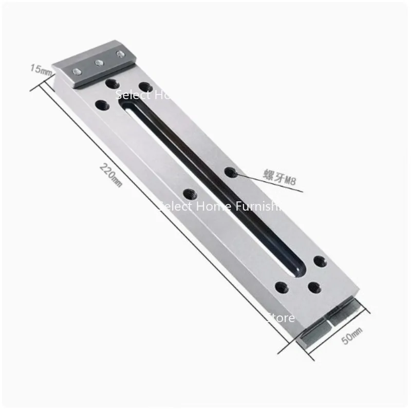 

Suitable for DWC Cutting Machine, Wire-cutting EDM Stainless Steel Fixture Holder, 220X50X15mm, M8 Screw, CNC Lathe Claw