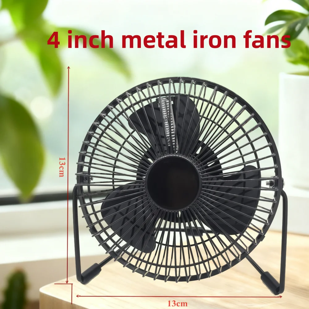 USB Clock Fan USB-Powered Portable Mobile with Real Time Clock Temperature Display USB Fan LED USB Clock Fan for Home and Office