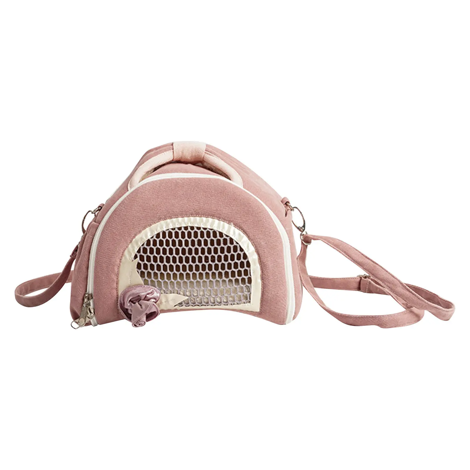 Breathable Portable Pet Carrier Bag for Small Animals - Anti-Lost Secure Outdoor Hamster Sugar Glider Rat Guinea Pig Travel