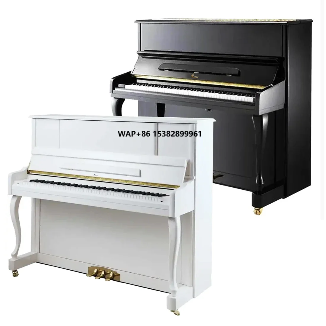 SLADE Factory Wholesale Prices Professional  88 Keys Gravity Hammer Mechanical Acoustic Black White Piano Upright Piano