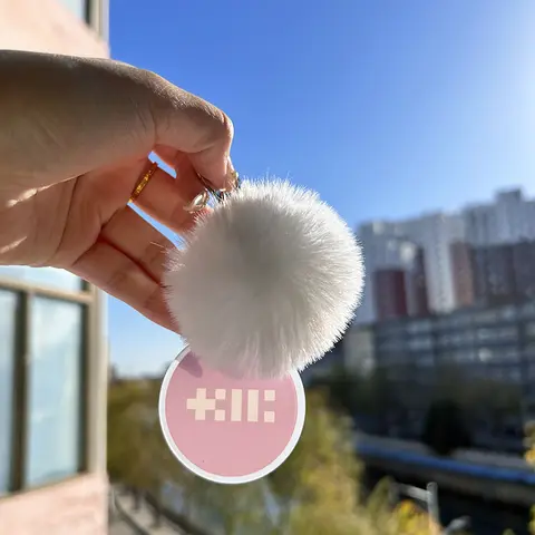 Kpop RIIZE ILLIT ATEEZ GIDLE TWS brelok 5CM Lightstick akrylowa zawieszka pluszowa kulka brelok akcesoria do toreb fani prezent dla fanów