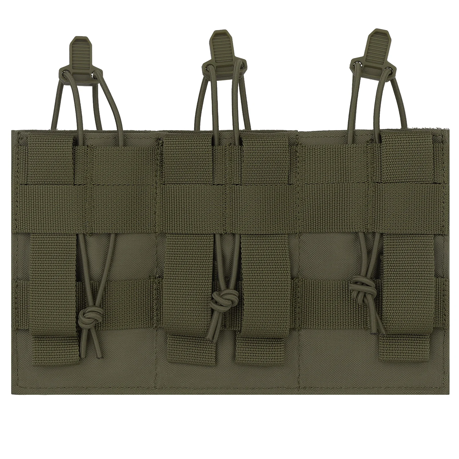 KRYDEX Tactical MOLLE Loop Magazines Pouch Triple Open-Top 5.56 Mag Pouch for M4 M16 AR 15 Hunting Accessories