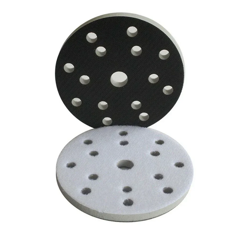 6 Inch 150mm 15 Holes Soft Sponge Interface Pad Sanding Pads Backing Hook & Loop Sanding Discs For Polisher